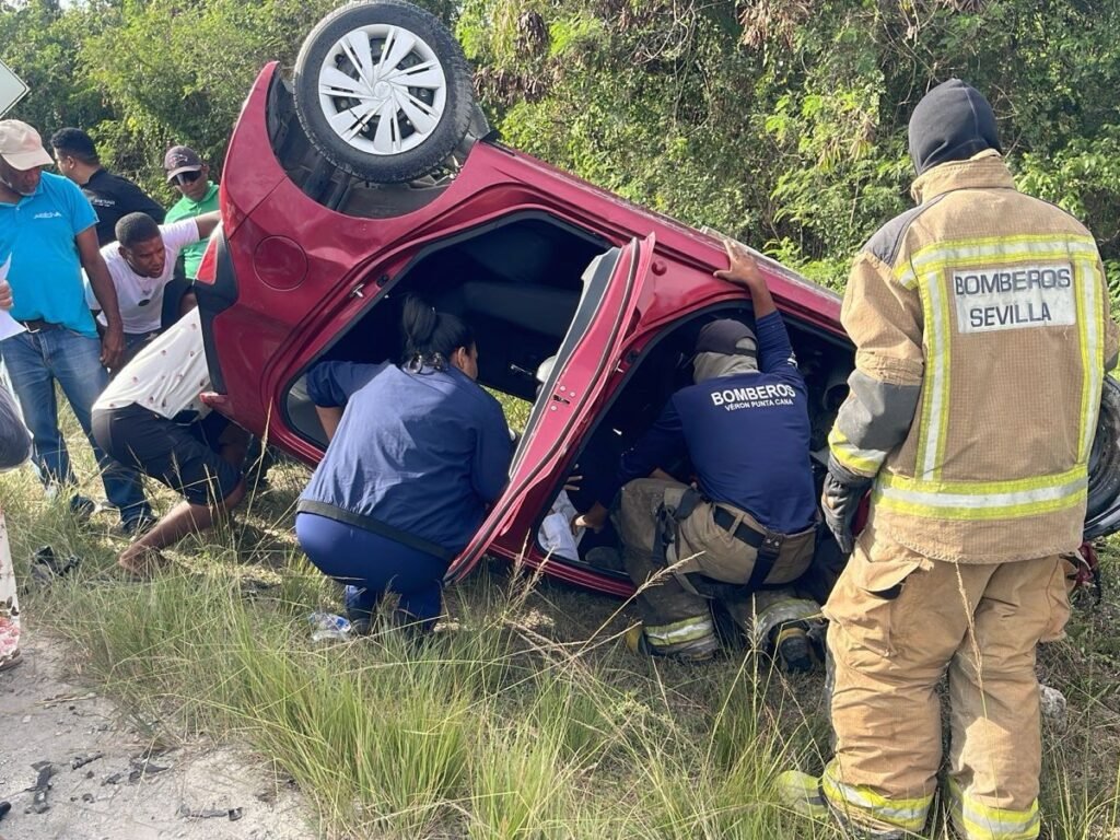 Cinco personas lesionadas tras choque en la autopista Punta Cana-Miches pone de nuevo bajo la lupa la seguridad vial en la zona