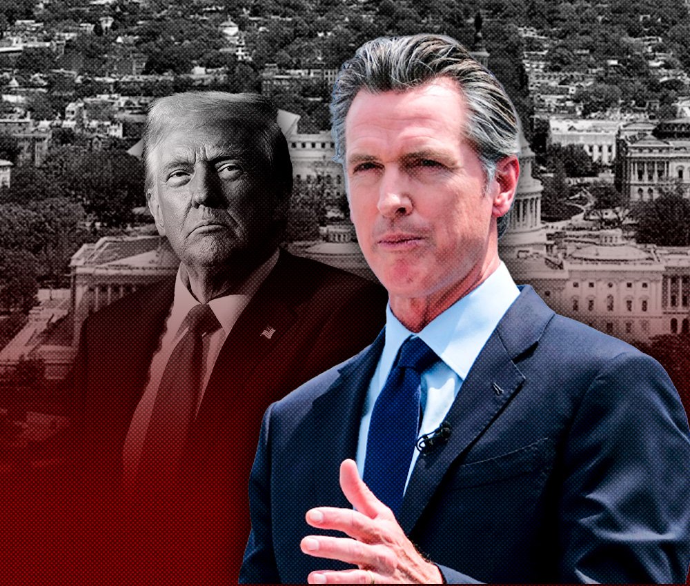 Newsom acusa en Washington a Trump de corrupción y reprocha la inacción institucional