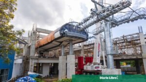 Teleférico de Santo Domingo Oeste mantiene obras en marcha tras un año y cinco meses