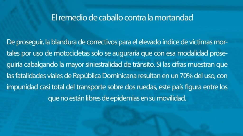 Alta letalidad de las motocicletas deja en evidencia el descontrol vial