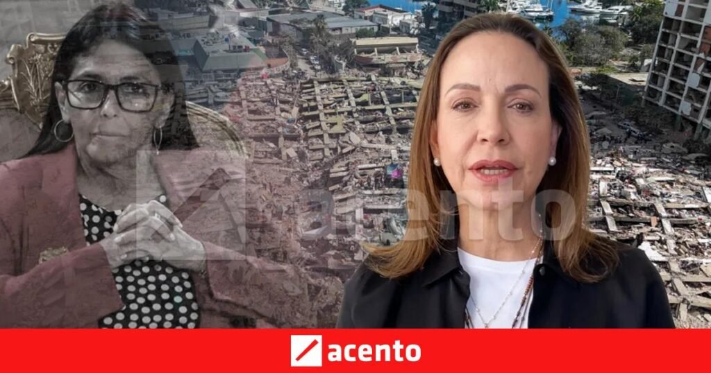 Machado denuncia cierre del espacio aéreo y expone el costo institucional de bloquear ayuda en plena tragedia