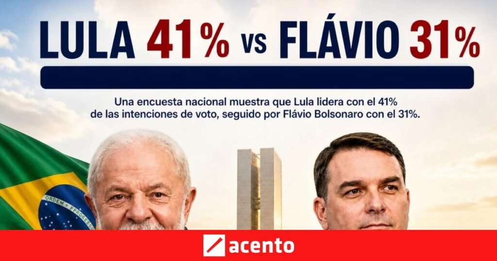 Lula se afianza en la carrera presidencial de Brasil y el caso Banco Master sigue pasando factura a Flávio Bolsonaro