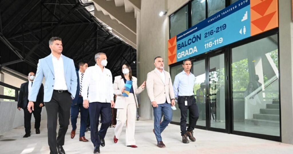 Supervisión de Aguilera pone el foco en la presión por tener lista la Arena Banreservas antes de los compromisos deportivos