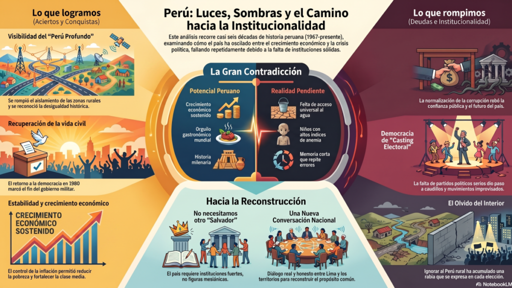Perú: la deuda de institucionalidad que dejaron décadas de promesas y crisis