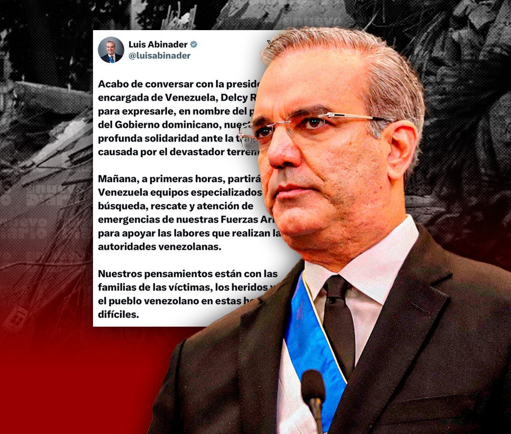 Abinader activa apoyo dominicano a Venezuela tras los sismos y pone el gesto oficial bajo escrutinio
