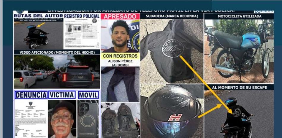 Policía captura a “El Bombi” por el arrebato del celular a Ricardo Ripoll en Bella Vista