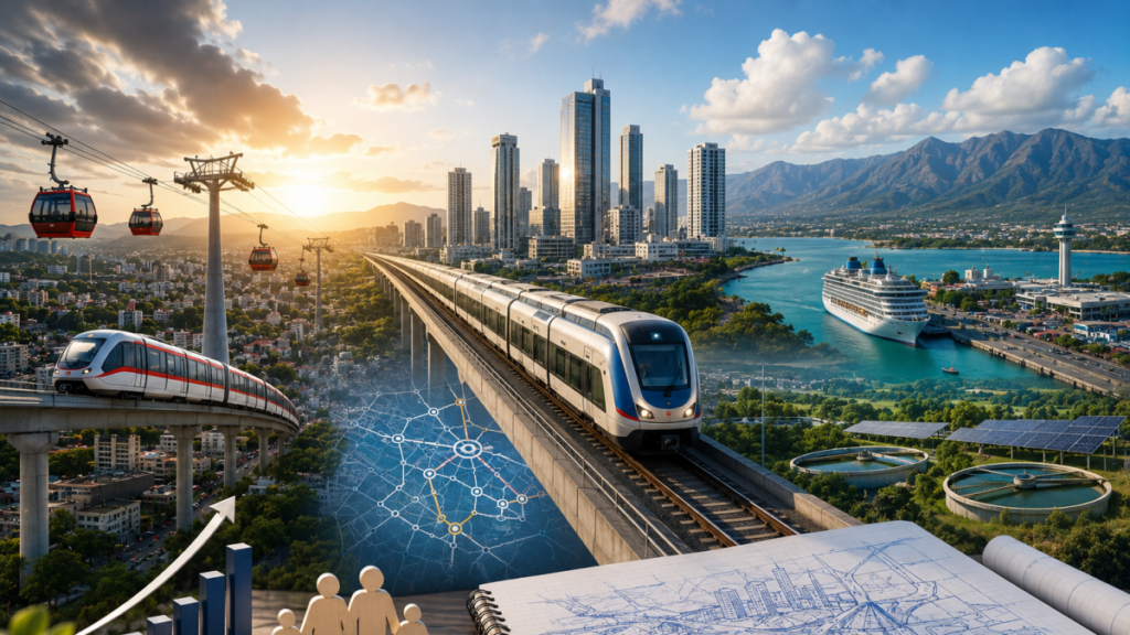 Metro, Teleférico y Monorriel ponen a prueba la apuesta oficial por planificar el crecimiento