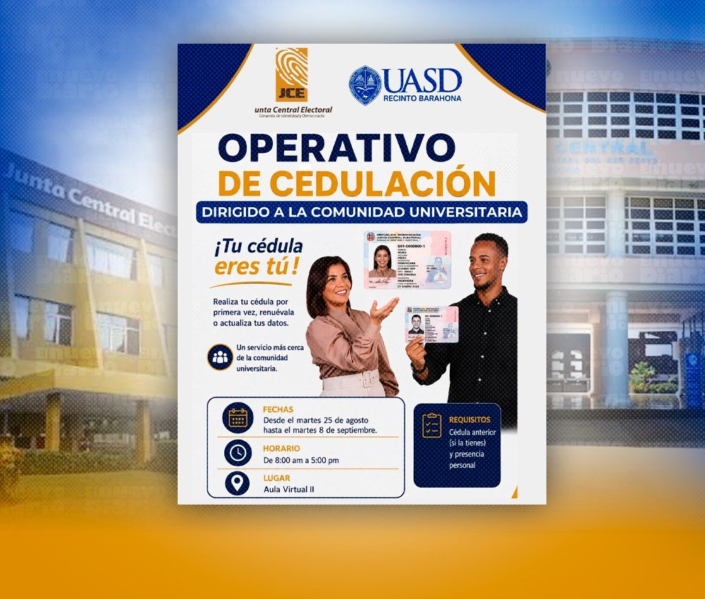 UASD Barahona y JCE activan cedulación especial ante la necesidad de acercar un trámite básico a la comunidad universitaria