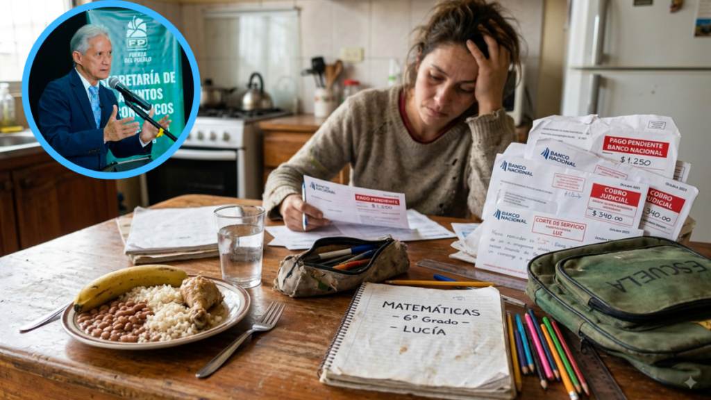 FP contrapone datos oficiales al relato económico del Gobierno: comida, útiles y deudas aprietan más a los hogares
