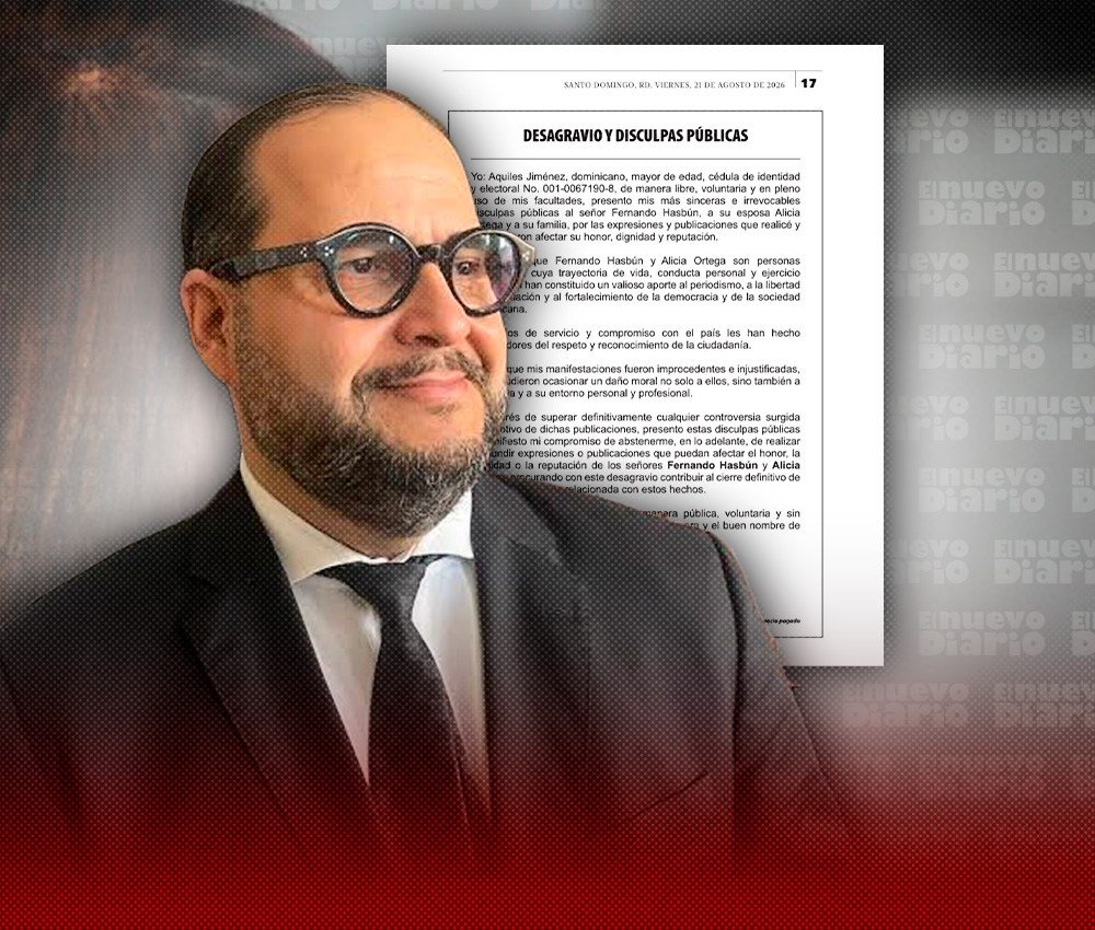 Aquiles Jiménez pide disculpas públicas a Alicia Ortega y Fernando Hasbún luego de las medidas judiciales