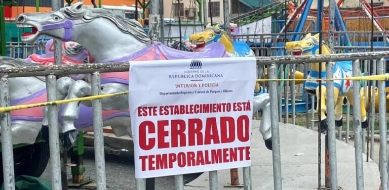 Clausuran el parque y detienen a tres operadores tras la caída de menores en Hato Mayor